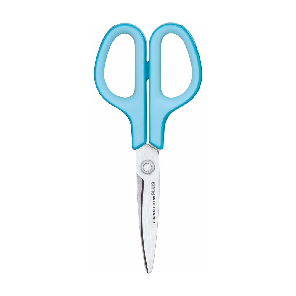 Forbici PLUS Curved Stainless Steel blu SC-175S