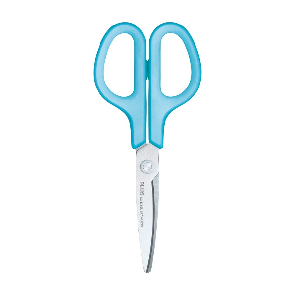 Forbici PLUS Curved Stainless Steel per mancini blu SC-175SL