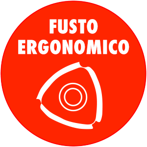 Fusto triangolare ergonomico