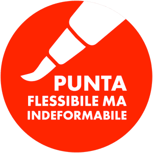 Punta in fibra flessibile ma indeformabile