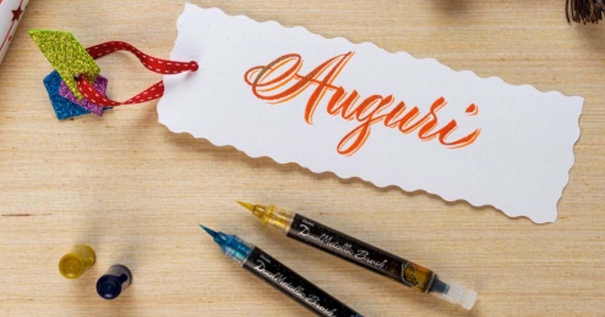 Le Dual Metallic Brush sono delle penne super divertenti