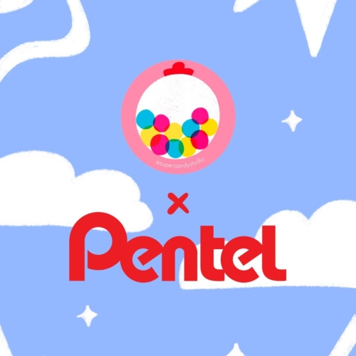 Unboxing Pentel Supercandystudio