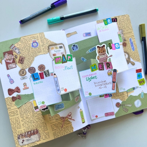 Ispirazione pop up per il bullet journal 