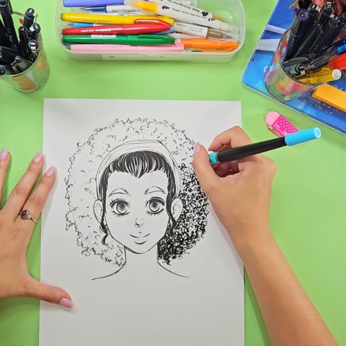Come disegnare i capelli - Corso base di illustrazione Manga - Lezione 1