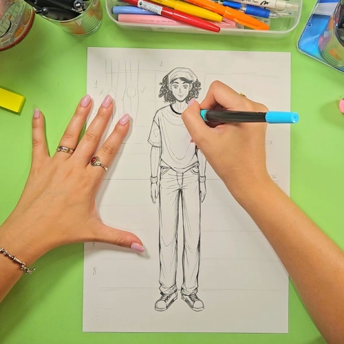Come disegnare i corpi - Corso base di illustrazione Manga - Lezione 2