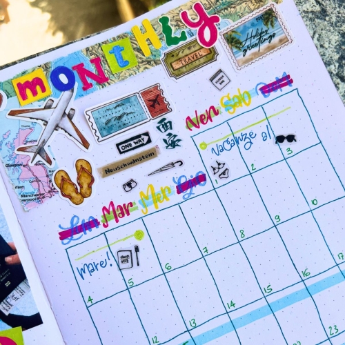 Corso base di Bullet Journal - Lezione 2: planner mensile