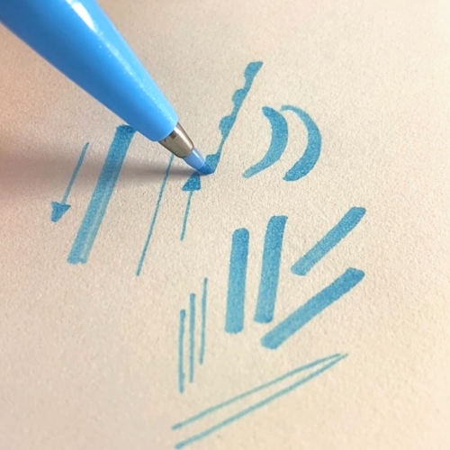 Esercizi di calligrafia con Brush Sign Pen