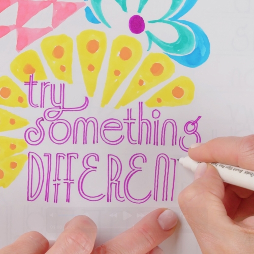 Lettering con Barbara Calzolari - Try something different!